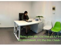 Cho thuê văn phòng trọn gói Ba Đình, 152 Phó Đức Chính, Cửa Bắc, giá 4,5 tr/phòng 2-3 người Cho thuê văn phòng trọn gói Ba Đình, 152 Phó Đức Chính, Cửa Bắc, giá 4,5 tr/phòng 2-3 người
