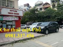 Cho thuê nhà mặt phố Nguyễn Thái Học 68m2, MT: 10m, 62 tr/th Quý mặt phố 0981337456 Cho thuê nhà mặt phố Nguyễn Thái Học 68m2, MT: 10m, 62 tr/th Quý mặt phố 0981337456