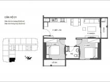 Phân tích thiết kế căn hộ 55,53m2 chung cư An Bình Plaza *! Phân tích thiết kế căn hộ 55,53m2 chung cư An Bình Plaza *!