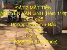 ĐẤT 2 MẶT TIỀN HẺM NGUYỄN VĂN LINH ĐẤT 2 MẶT TIỀN HẺM NGUYỄN VĂN LINH